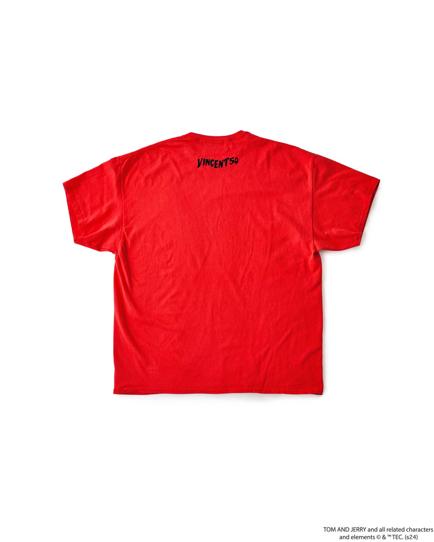 TJ FRONT PRINT TEE RED