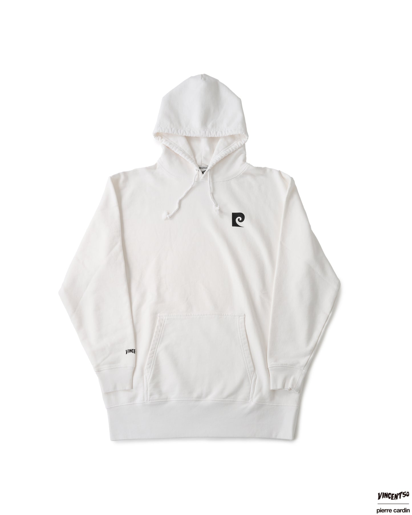 Pierre BACK LOGO HOODIE WHITE