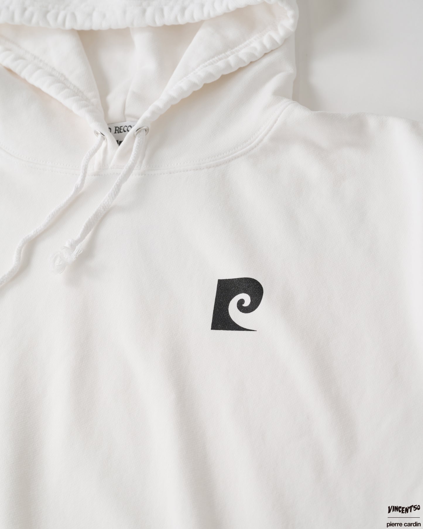 Pierre BACK LOGO HOODIE WHITE