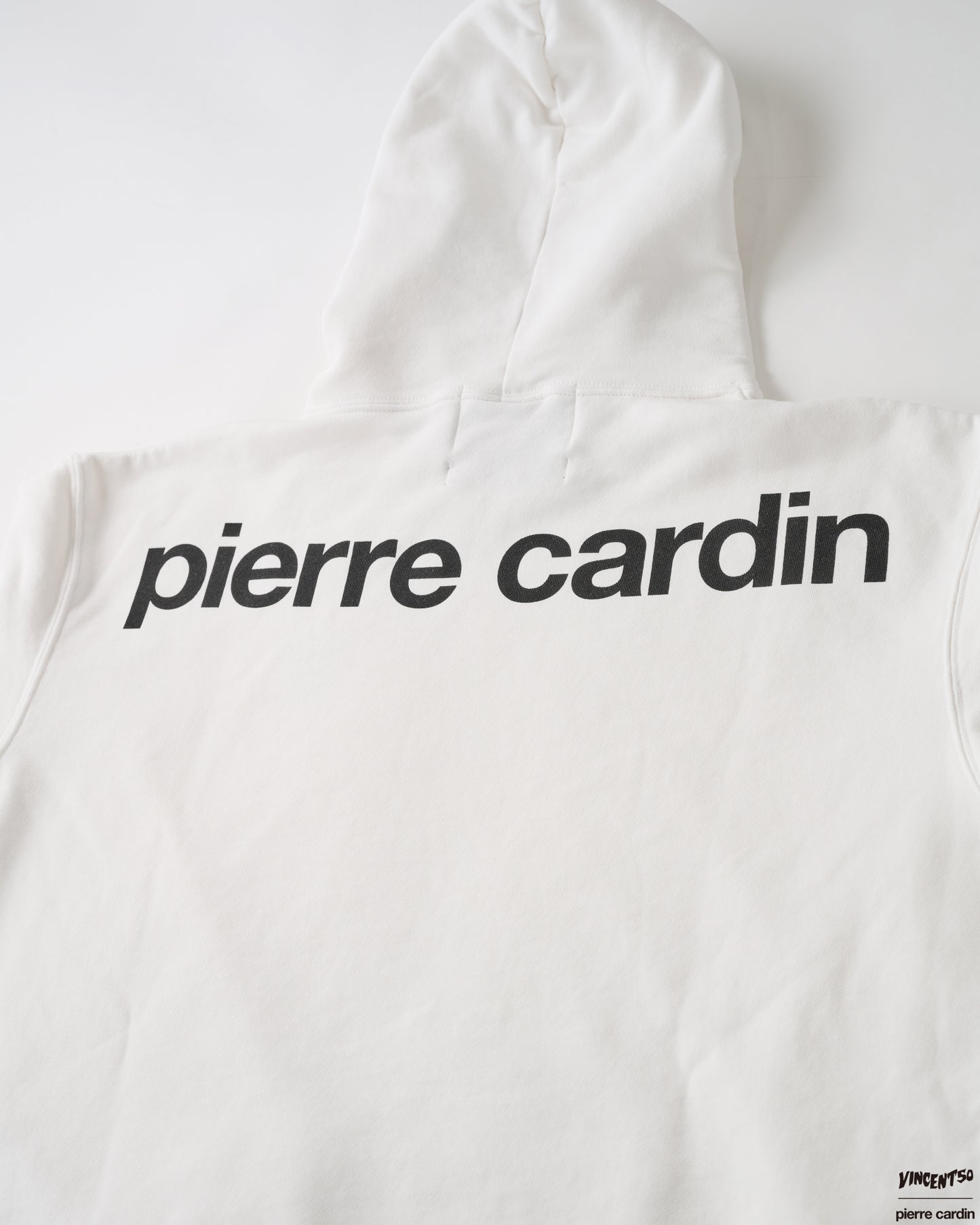 Pierre BACK LOGO HOODIE WHITE