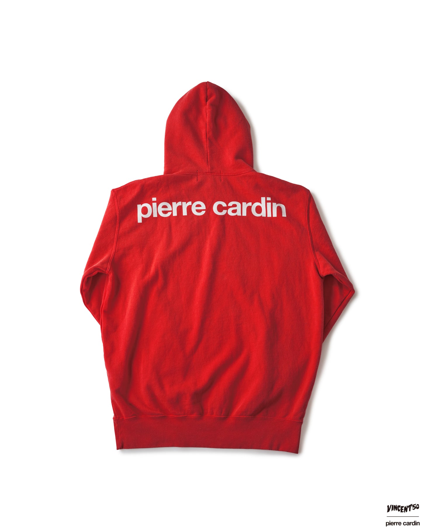 Pierre BACK LOGO HOODIE RED