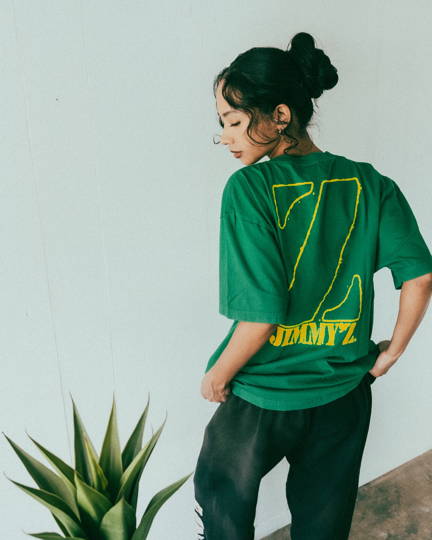 JIMMY'Z Logo TEE Green