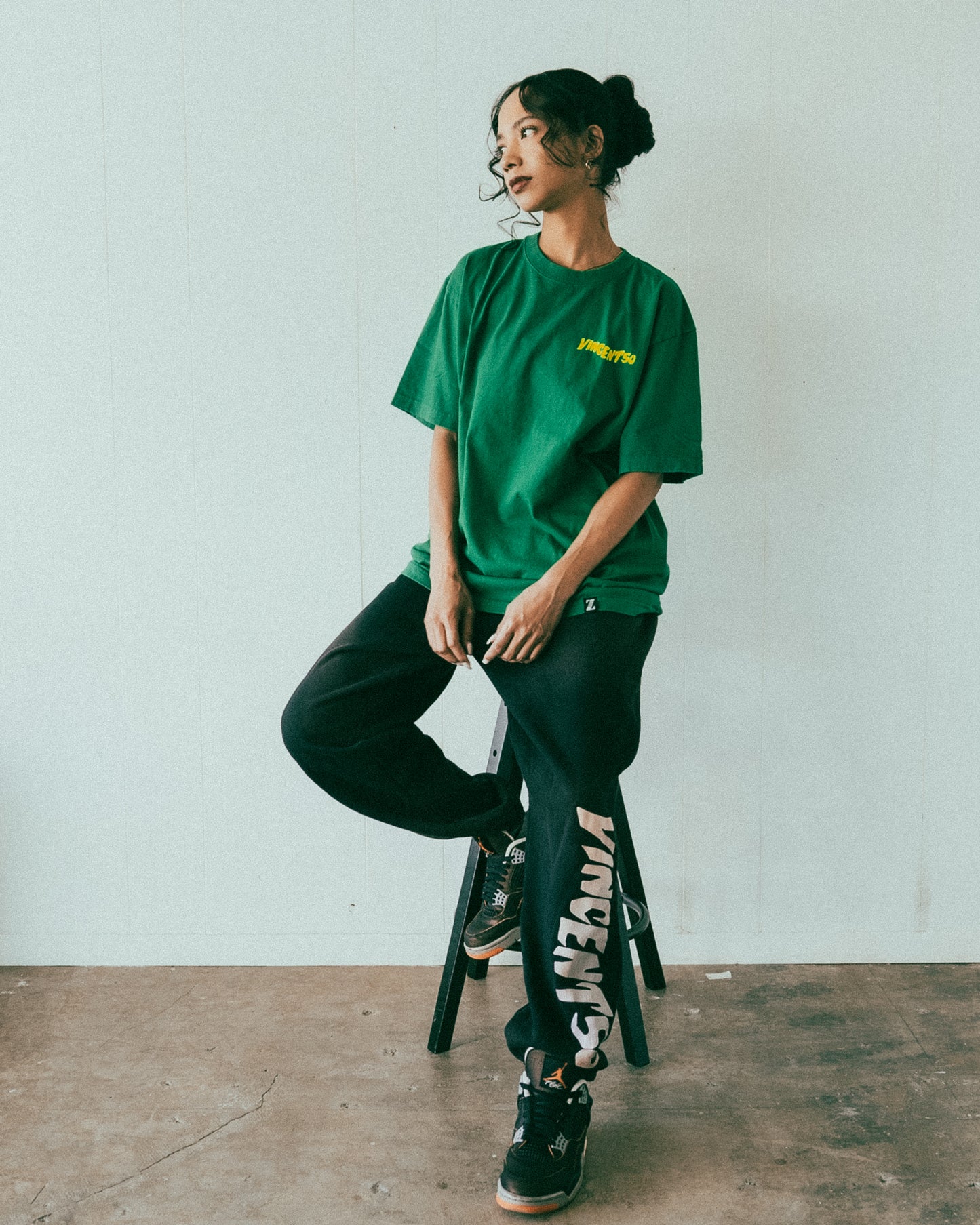 JIMMY'Z Logo TEE Green