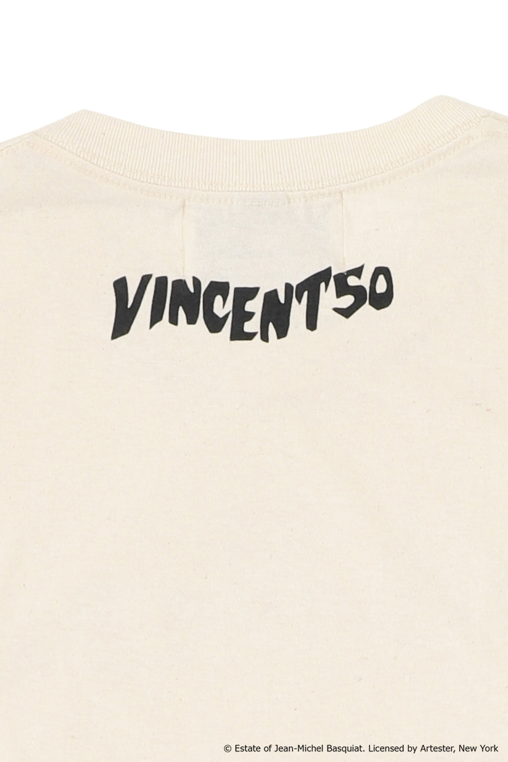Basquiat Front Print Tee White