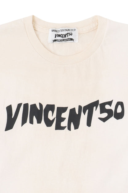 VINCENT50 Original Long Tee White