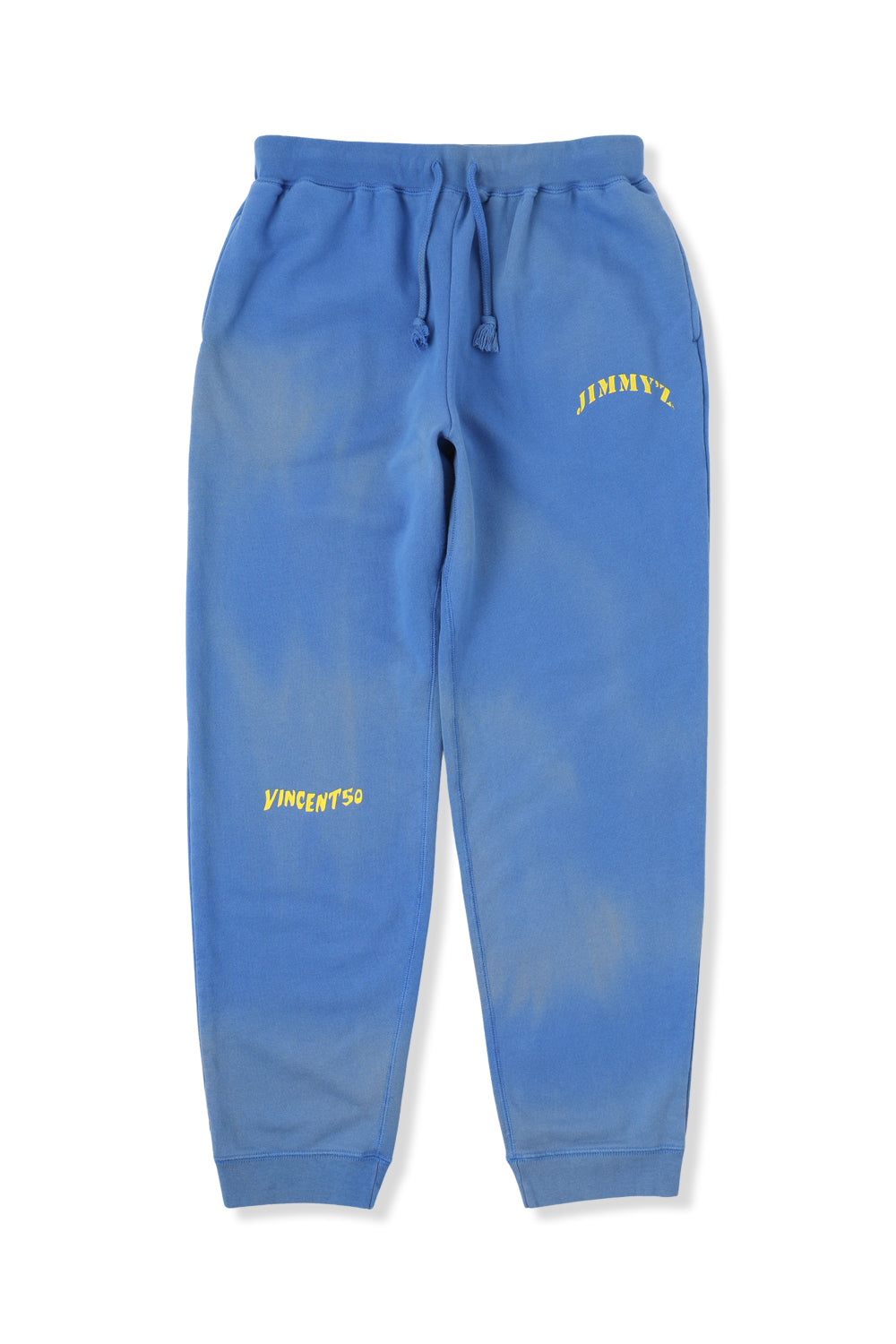 JIMMY'Z Back Print Pants Blue