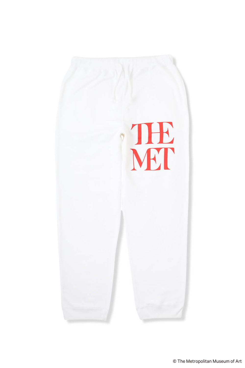 The Met Logo Pants WHITE