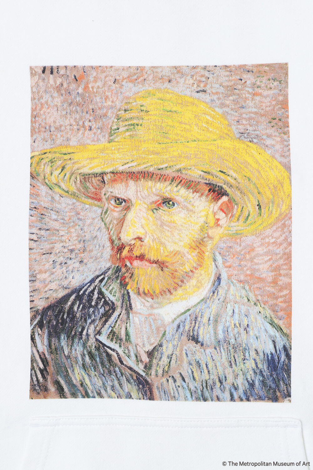 The Met Gogh Print Hoodie WHITE