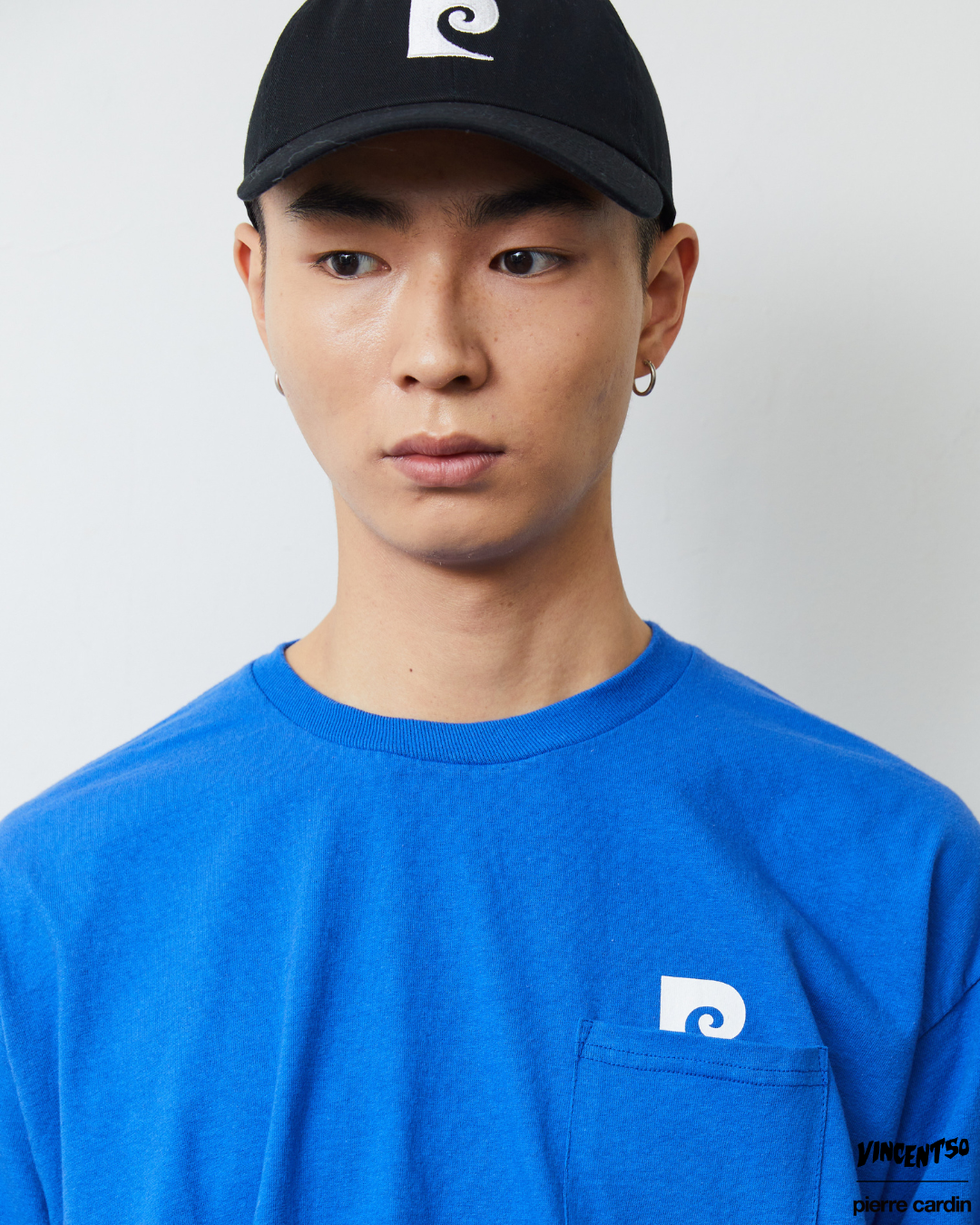 Pierre P LOGO CAP BLACK