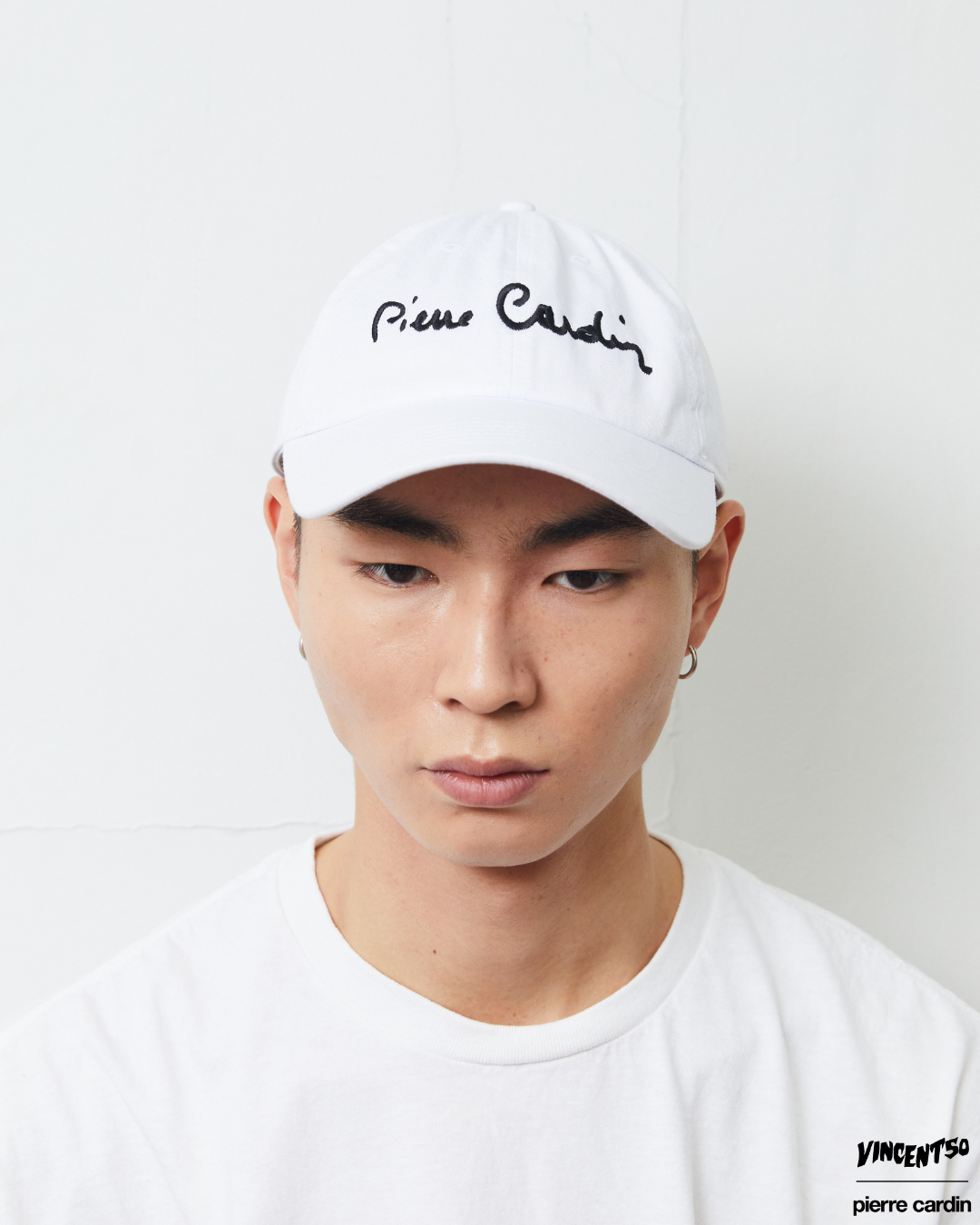 Pierre LOGO CAP WHITE