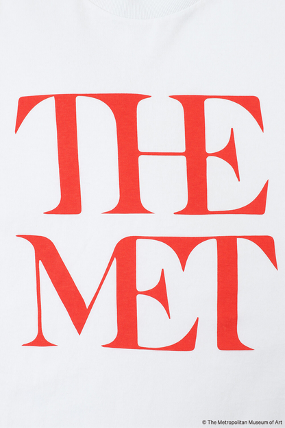 The Met Front Logo LongTee WHITE