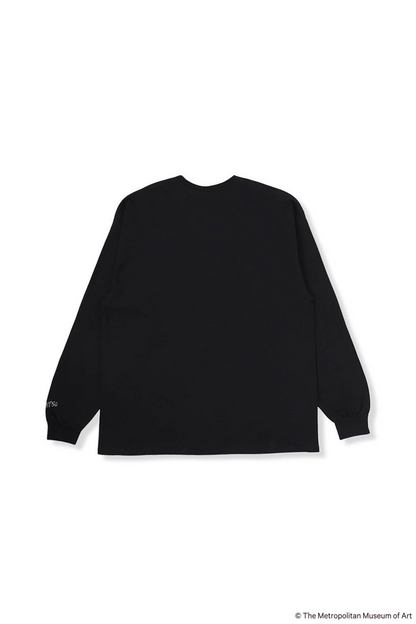 The Met Front Logo LongTee BLACK