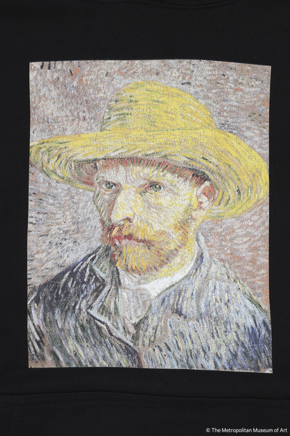 The Met Gogh Print Hoodie BLACK