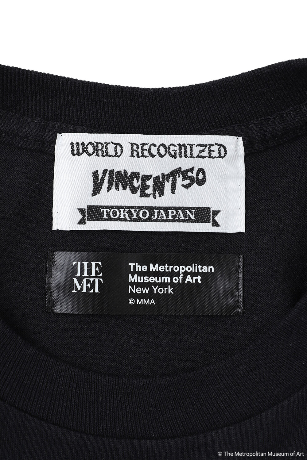 The Met Front Logo LongTee BLACK