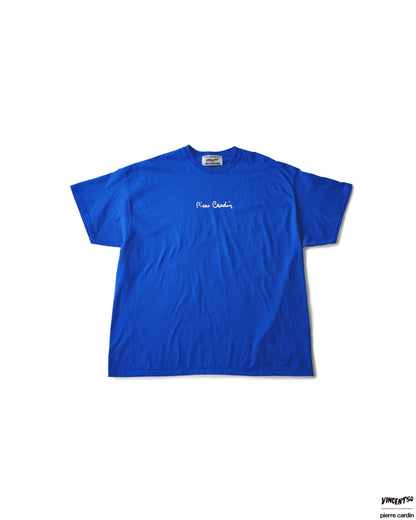 Pierre FRONT CursiveLogo TEE BLUE