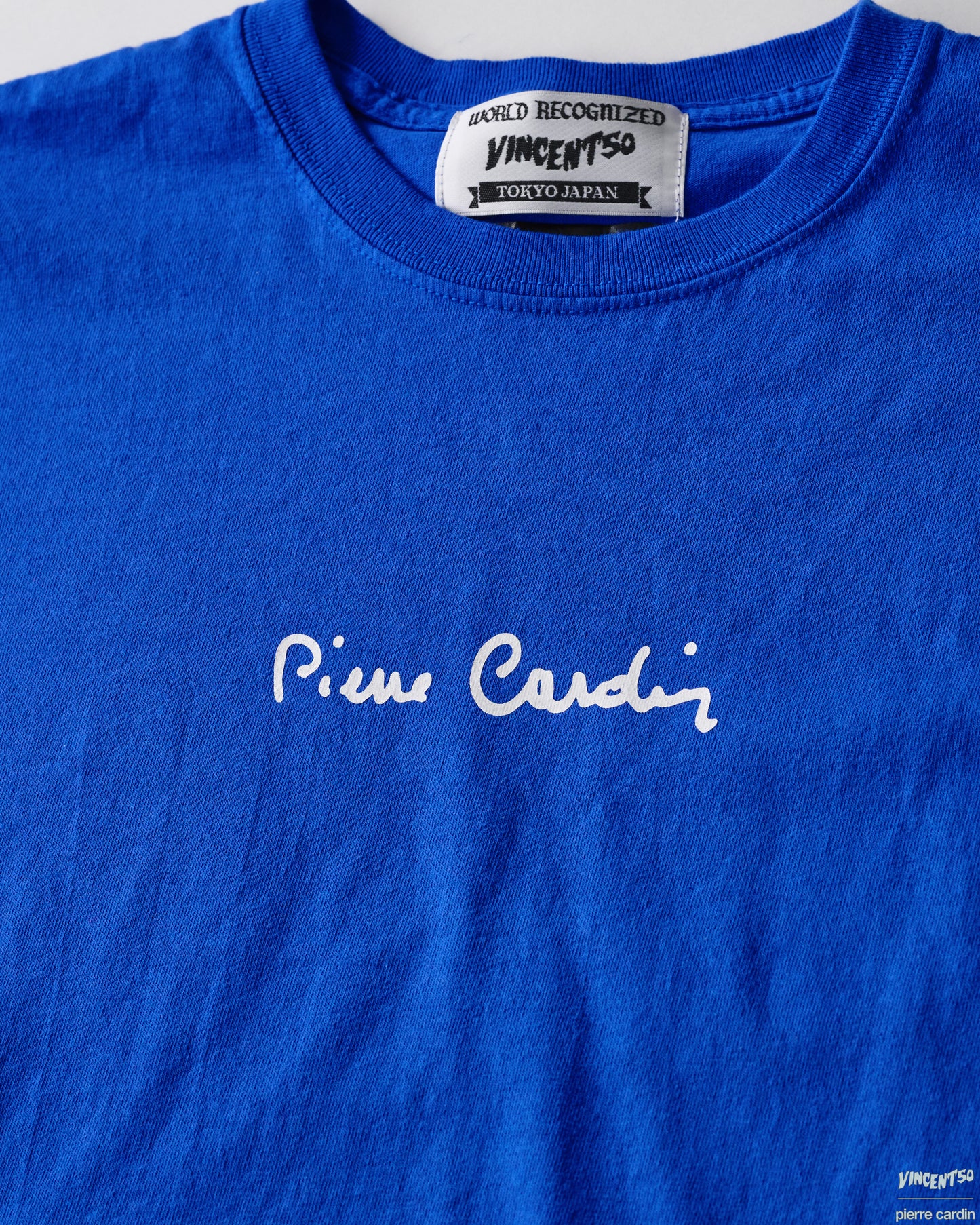 Pierre FRONT CursiveLogo TEE BLUE