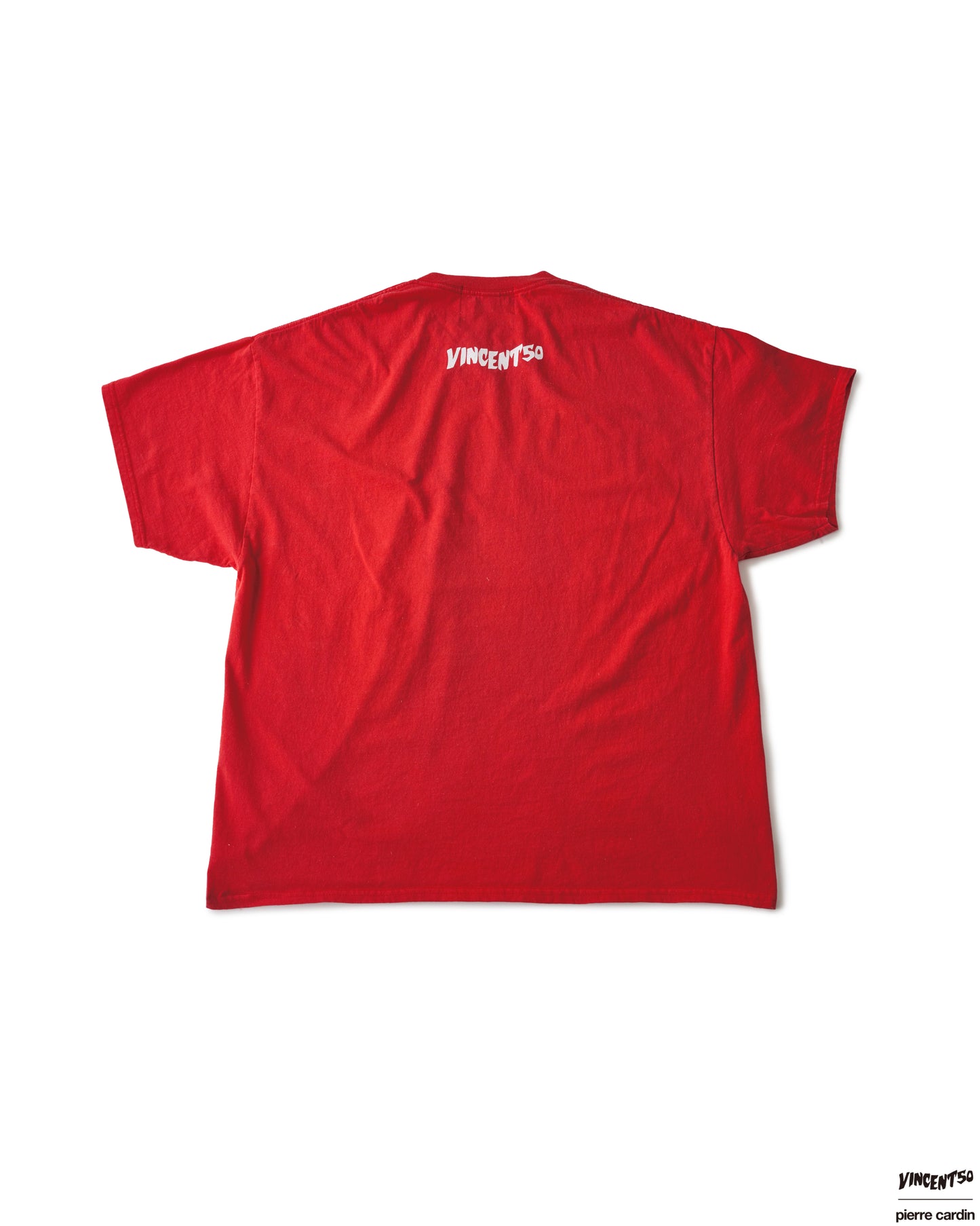 Pierre FRONT CursiveLogo TEE RED