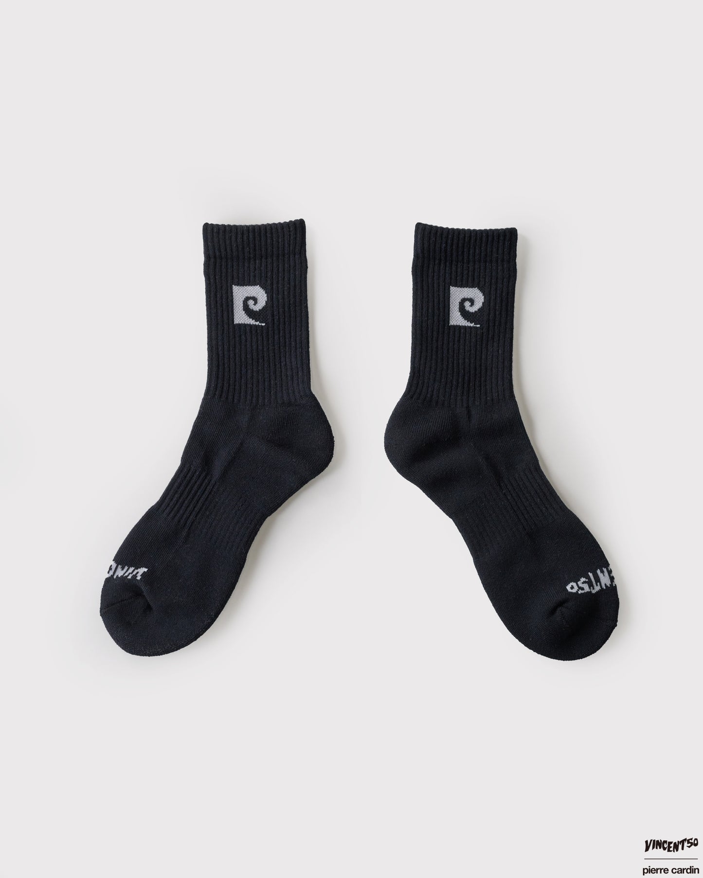 Pierre LOGO SOCKS BLACK