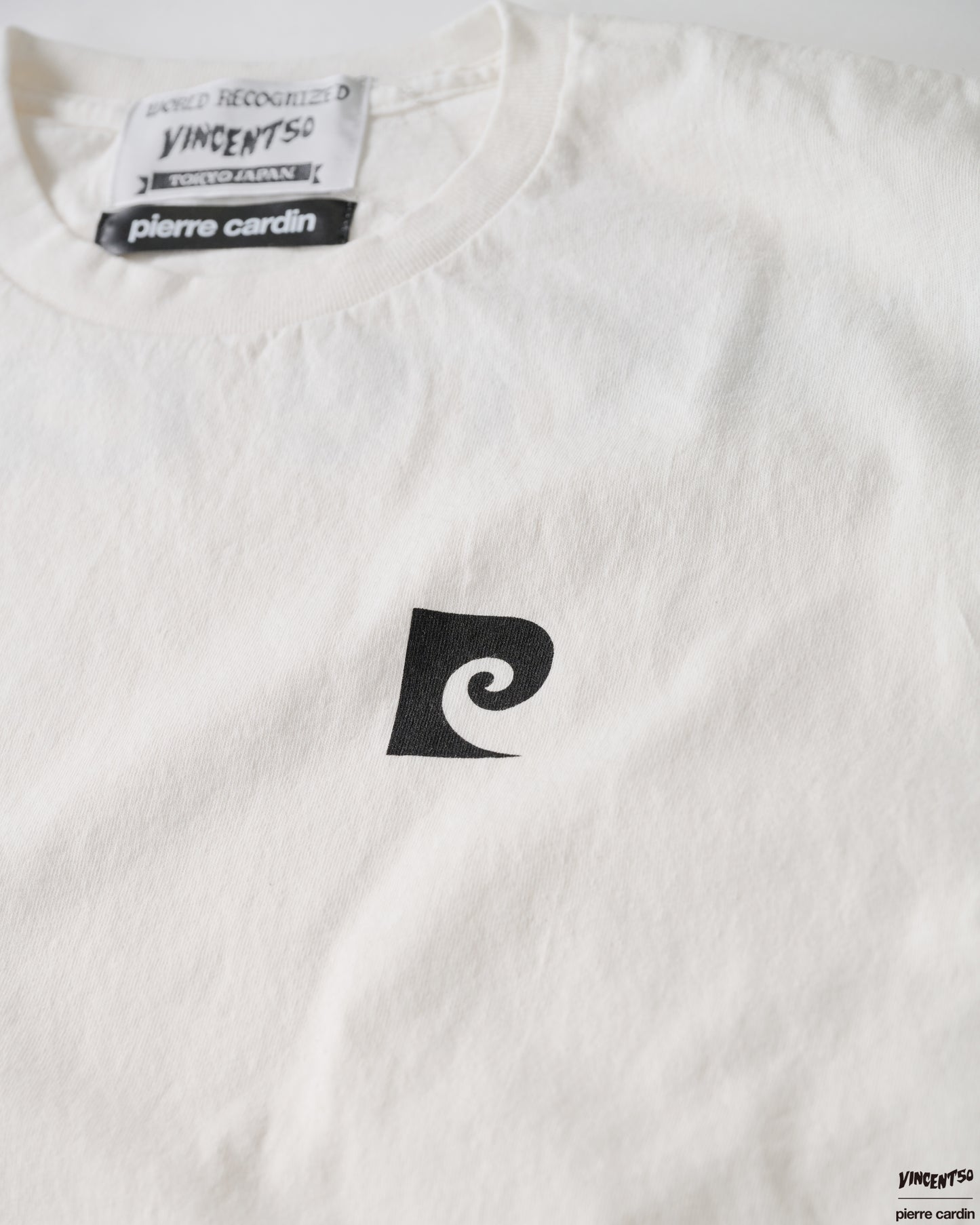 Pierre BACK LOGO TEE WHITE