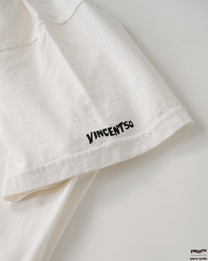 Pierre BACK LOGO TEE WHITE