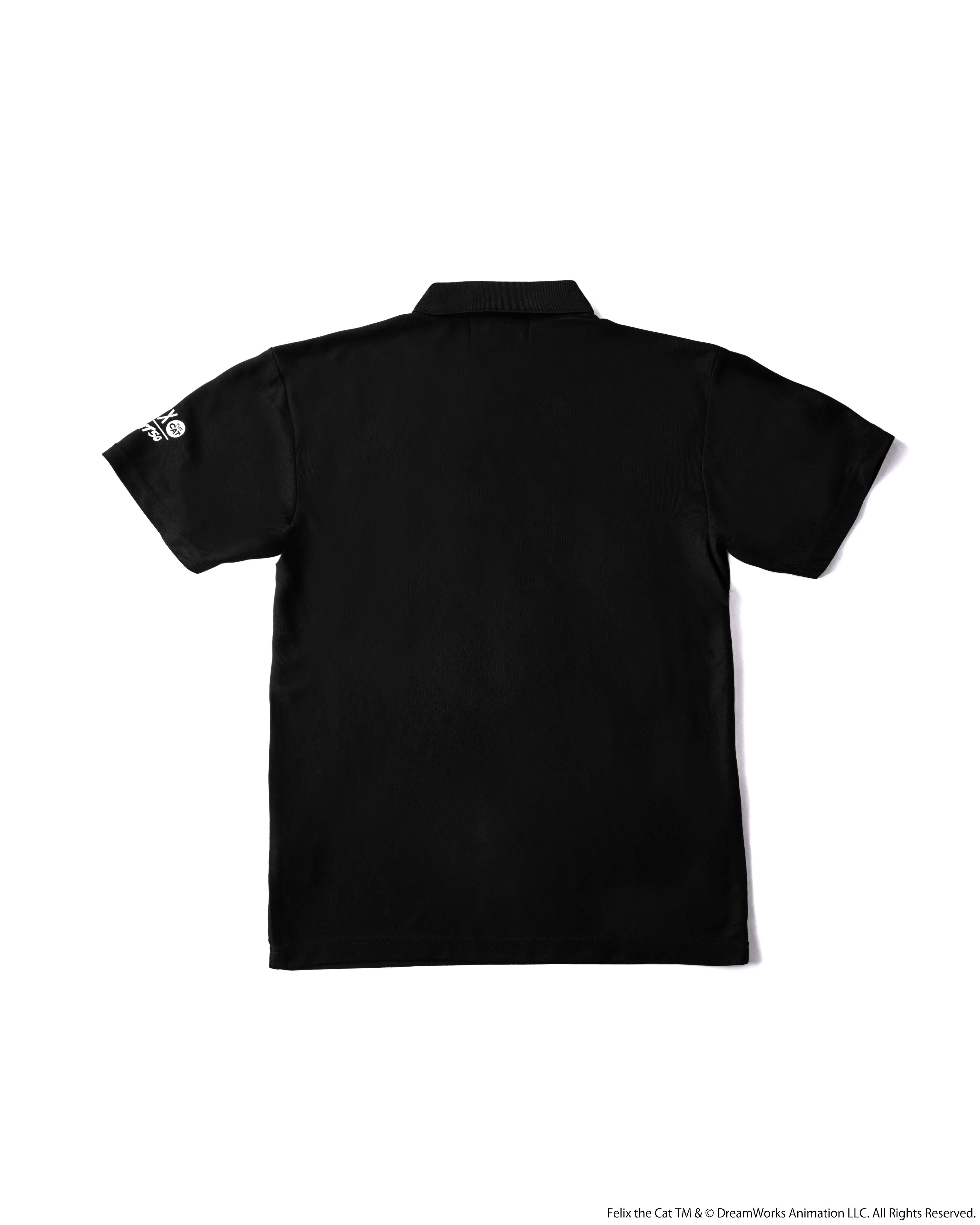 FELIX FRONT PRINT POLO BLACK