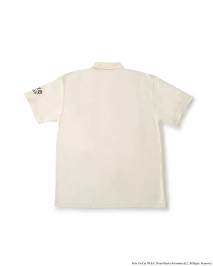 FELIX FRONT PRINT POLO BEIGE