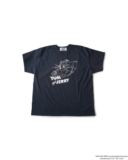 TJ FRONT PRINT TEE BLACK