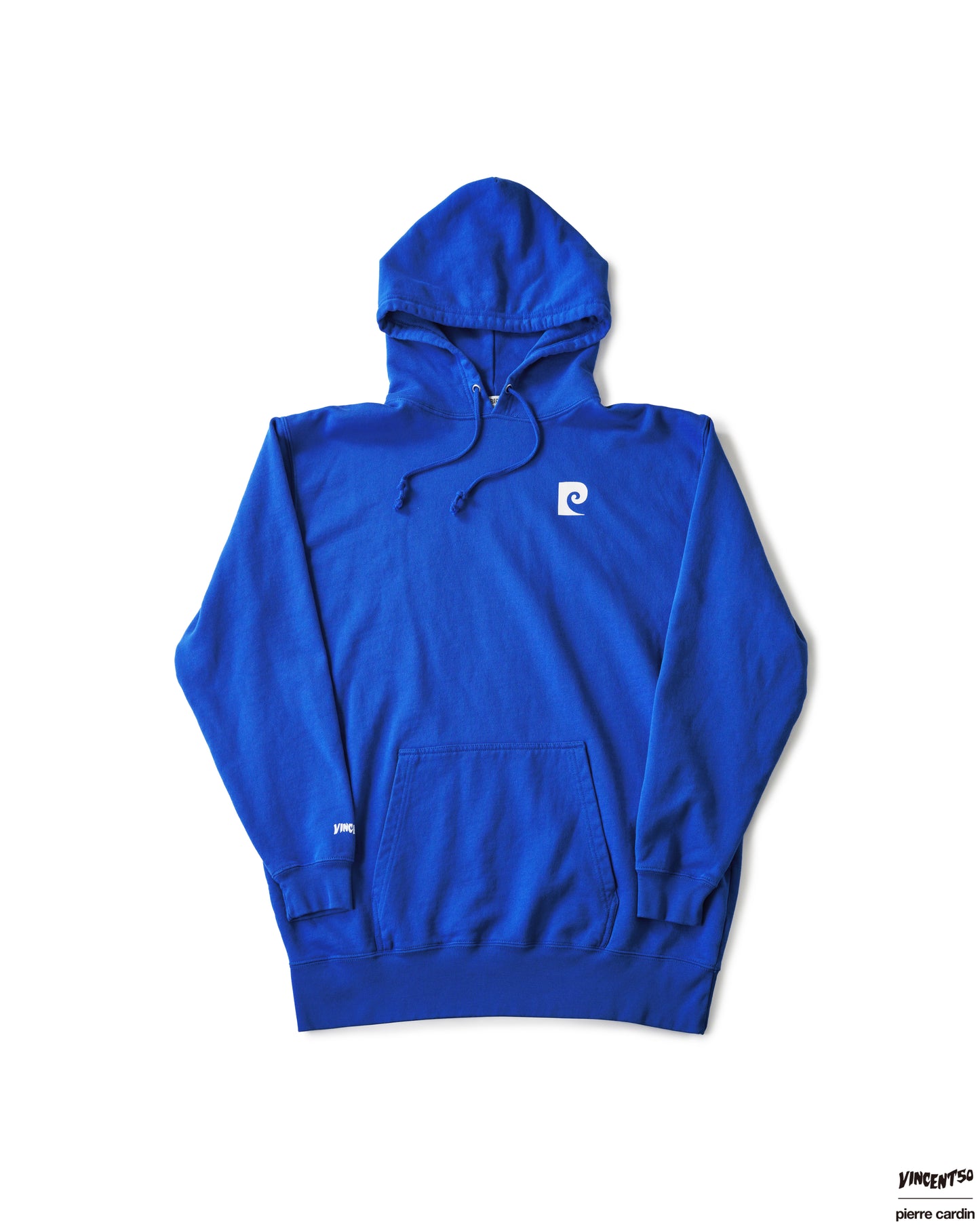 Pierre BACK LOGO HOODIE BLUE