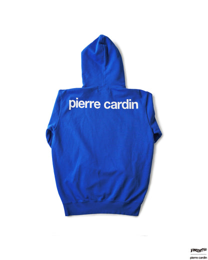 Pierre BACK LOGO HOODIE BLUE