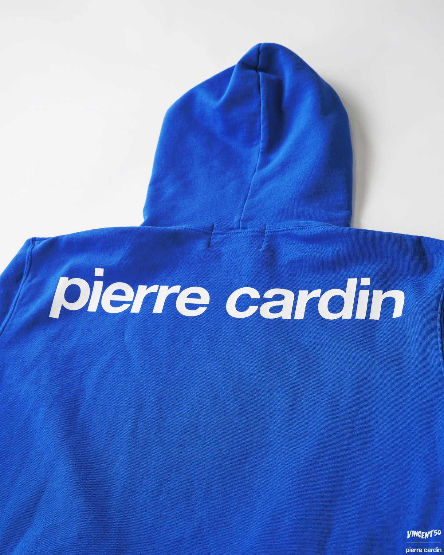 Pierre BACK LOGO HOODIE BLUE